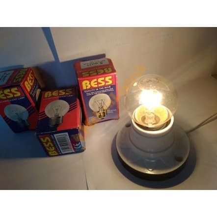 Lampu Pijar 5 Watt BESS Bohlam 5Watt Lampu Penghangat Penetas Telur Bohlam Ayam Hias Inkubator