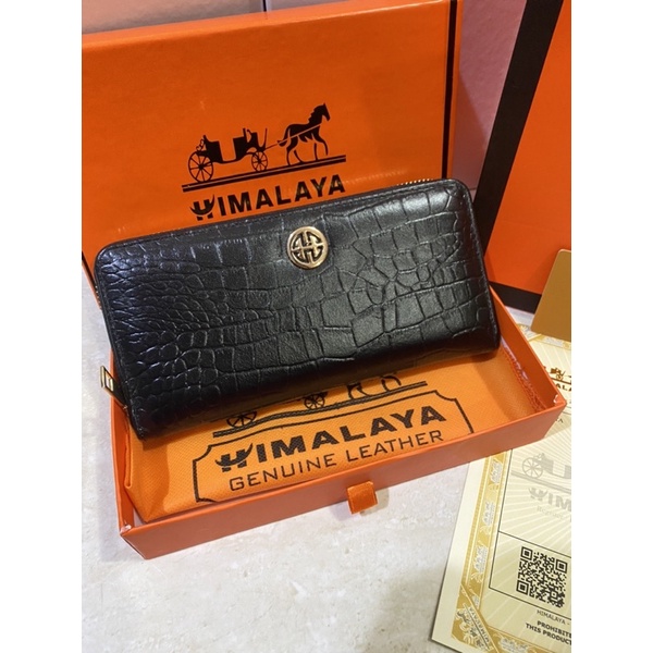 HIMALAYA-DOMPET HIMALAYA OVAL RESLETING KODE 002 KULIT ASLI FREE BOX+PAPERBAG