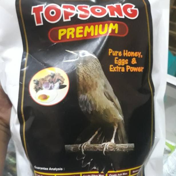 [PRODUK HJZAB] TOPSONG TOP SONG PREMIUM PAKAN MAKANAN VOER BURUNG WAMBI HWA MEI MURAI CENDET PROTEIN