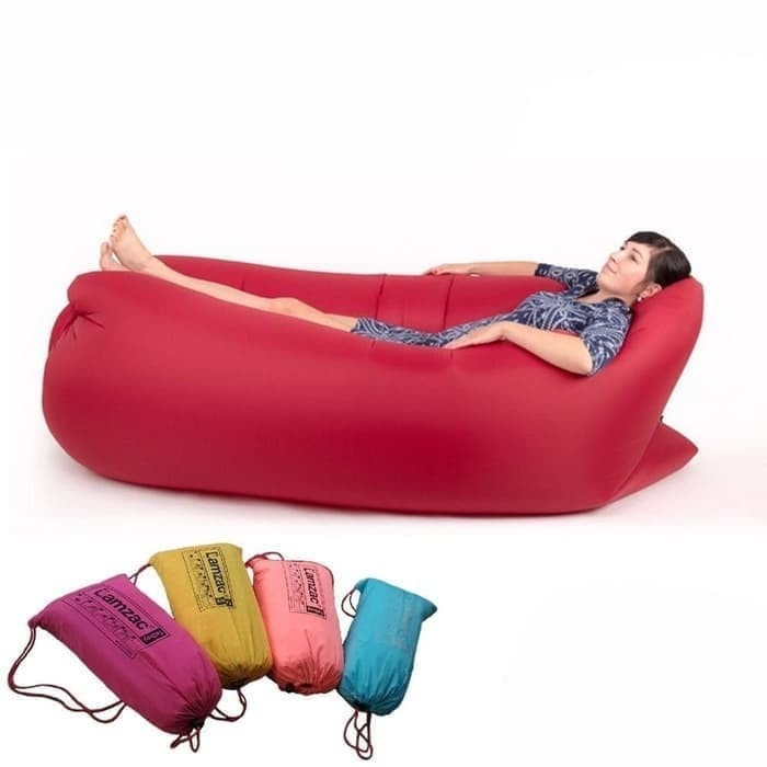 Lazy Bed Sofa Air Kursi Angin Outdoor Camping Pantai 645