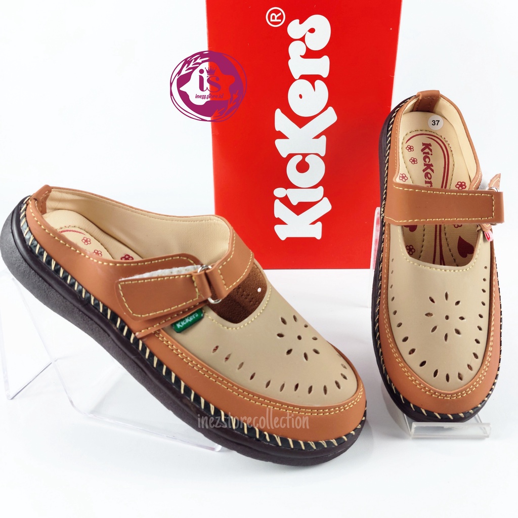 Sandal Wanita Slip On Kickers Terbaru SL09 Murah Harga Grosir