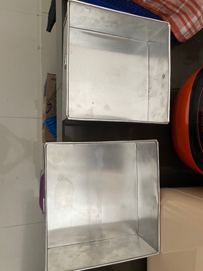 Loyang Kue Kotak Uk. 22cm*22cm Tebal 0,8mm-loyang Maksuba-loyang Browni