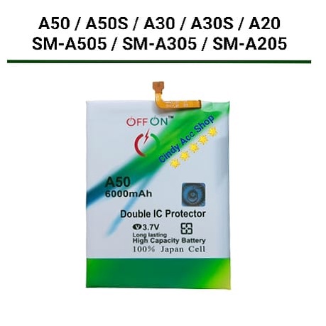 Baterai Samsung A50 A50 A50S A505 A30 A30S A305 A20 A205 EB-BA505ABN Double Power