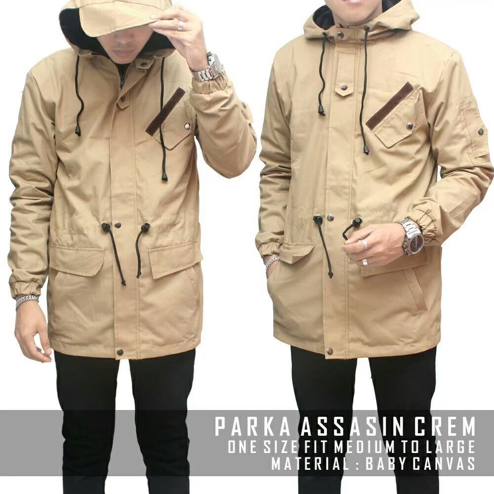 Jaket Parka Assasin BGSR Jaket Assasin pria