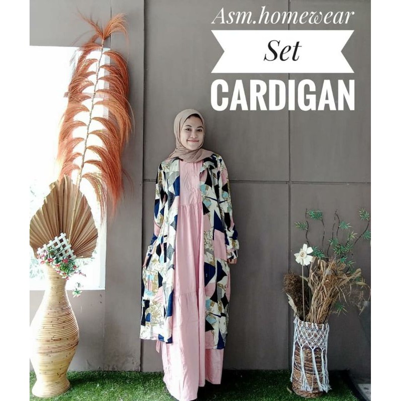 Set Cardigan gamis cardigan