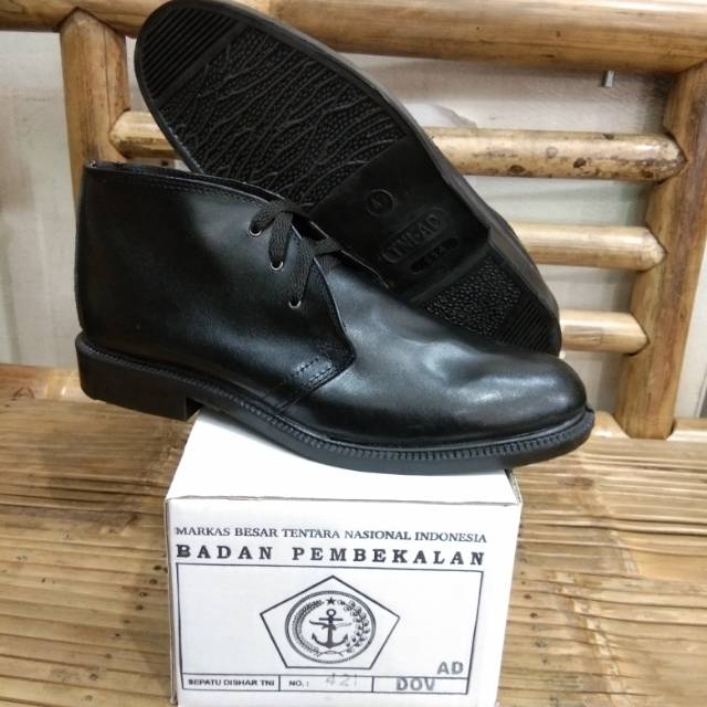 Sepatu pdh jatah tni pembekalan molding