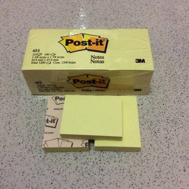 

Post It 653 Notes Yellow 3M