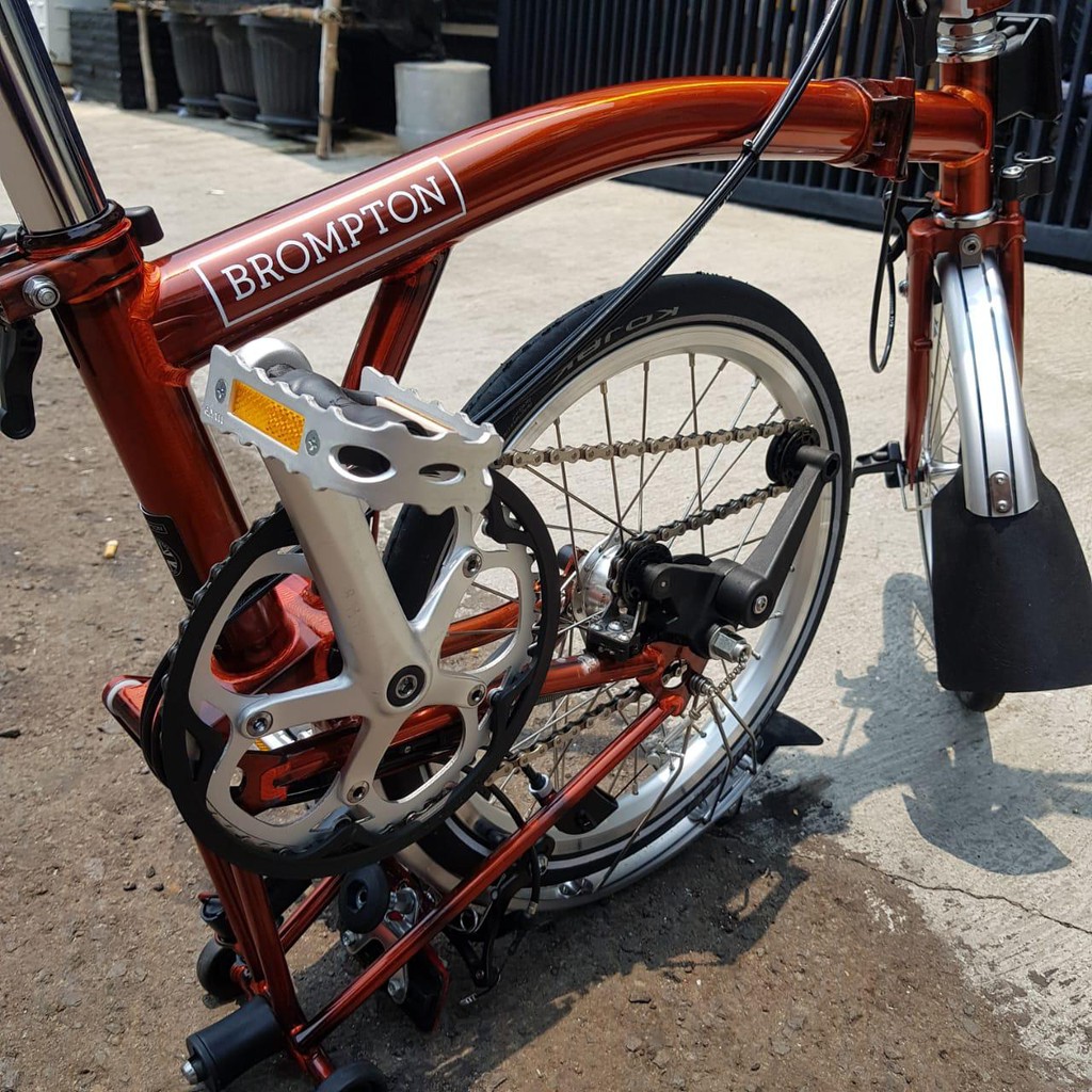 Sepeda Brompton Flame Lacquer s6L