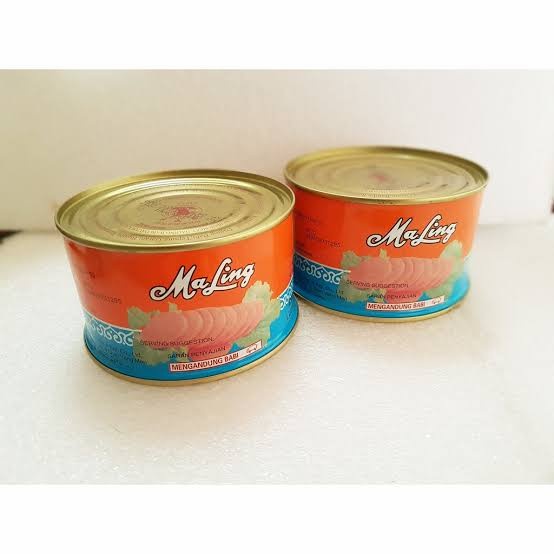 

5ds45ss Ma Ling Fyf/Tts Luncheon Pork Meat 397Gram / Daging Ham Babi - Ma Ling Fyf Xa20X1