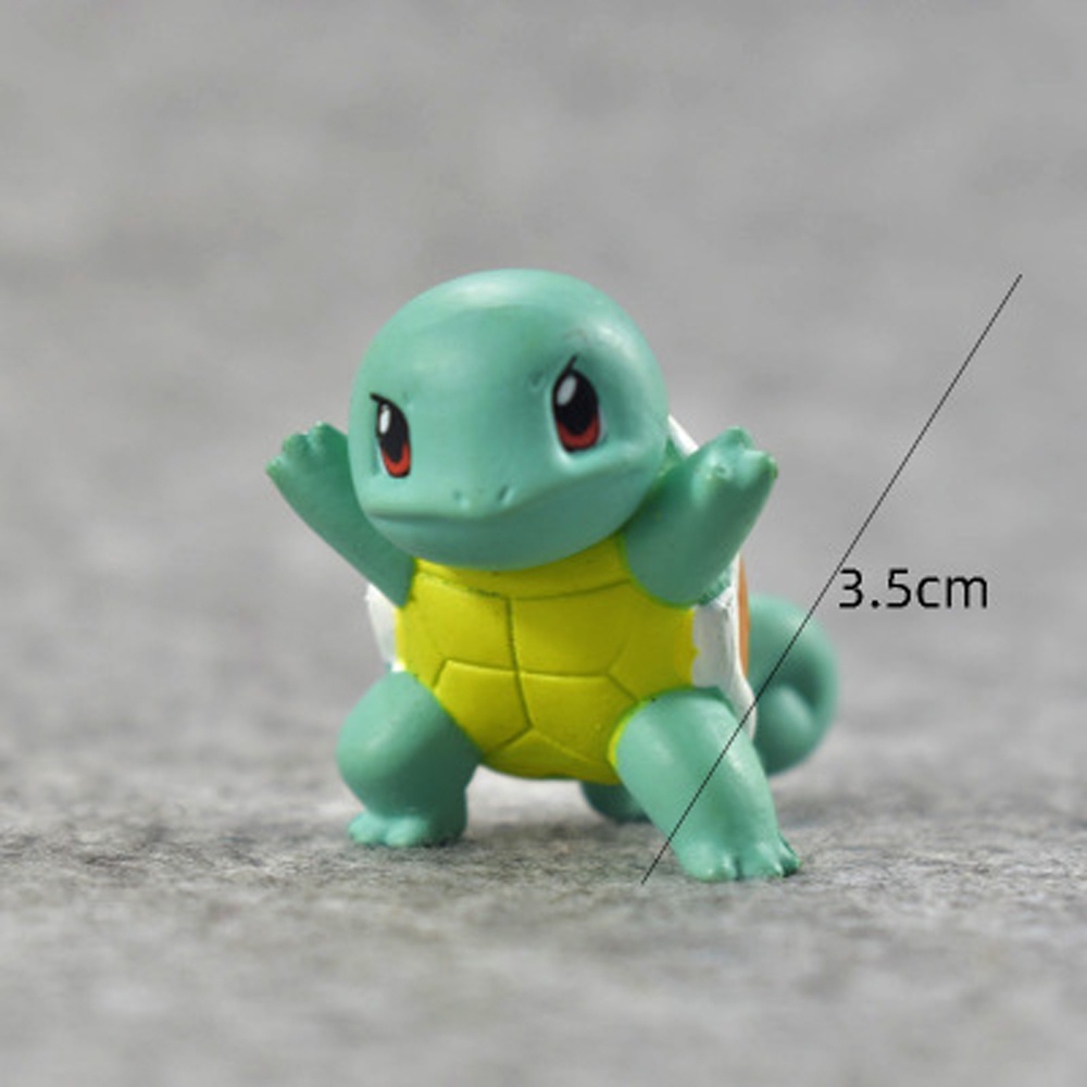 QUINTON Anime Pikachu Figures Litten Action Figures Pokemon Figures Vulpix Squirtle Figures Dolls Collection Eevee 3-9cm Model Toys