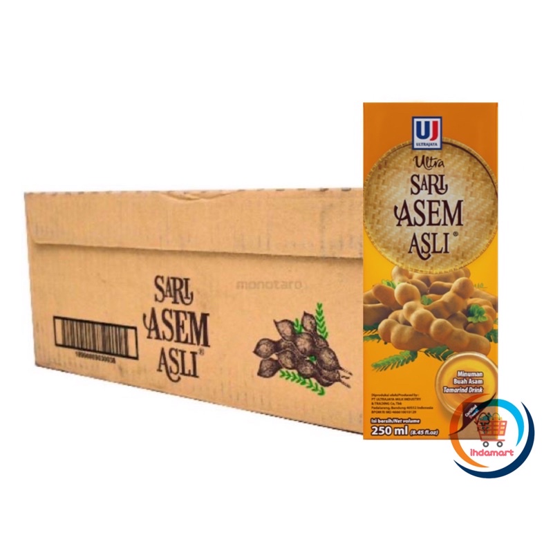 1 Dus Isi 24 pcs Sari Asem Asli 250 ml