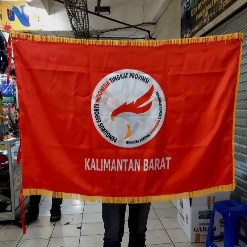 Bendera pataka/bendera panji rumbai printing 100x150cm custom