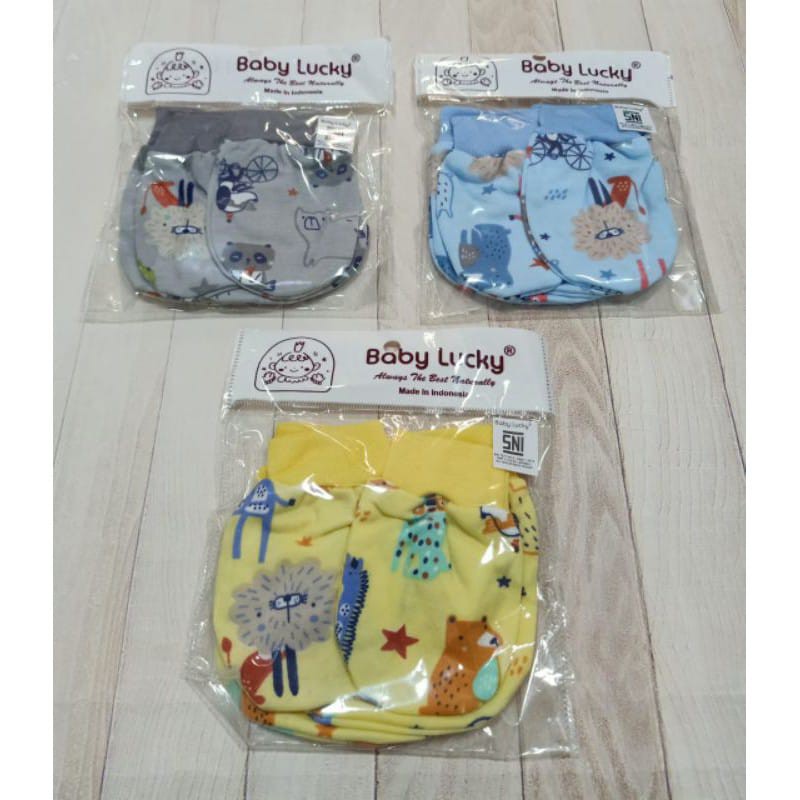 SETELAN BAJU PANJANG BABY LUCKY NEW BORN + SARUNG TANGAN N KAKI // SYB S1