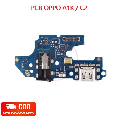 KONEKTOR CHARGER / PCB OPPO A1K / REALME C2 / REALME C3 FULLSET | WELSUS