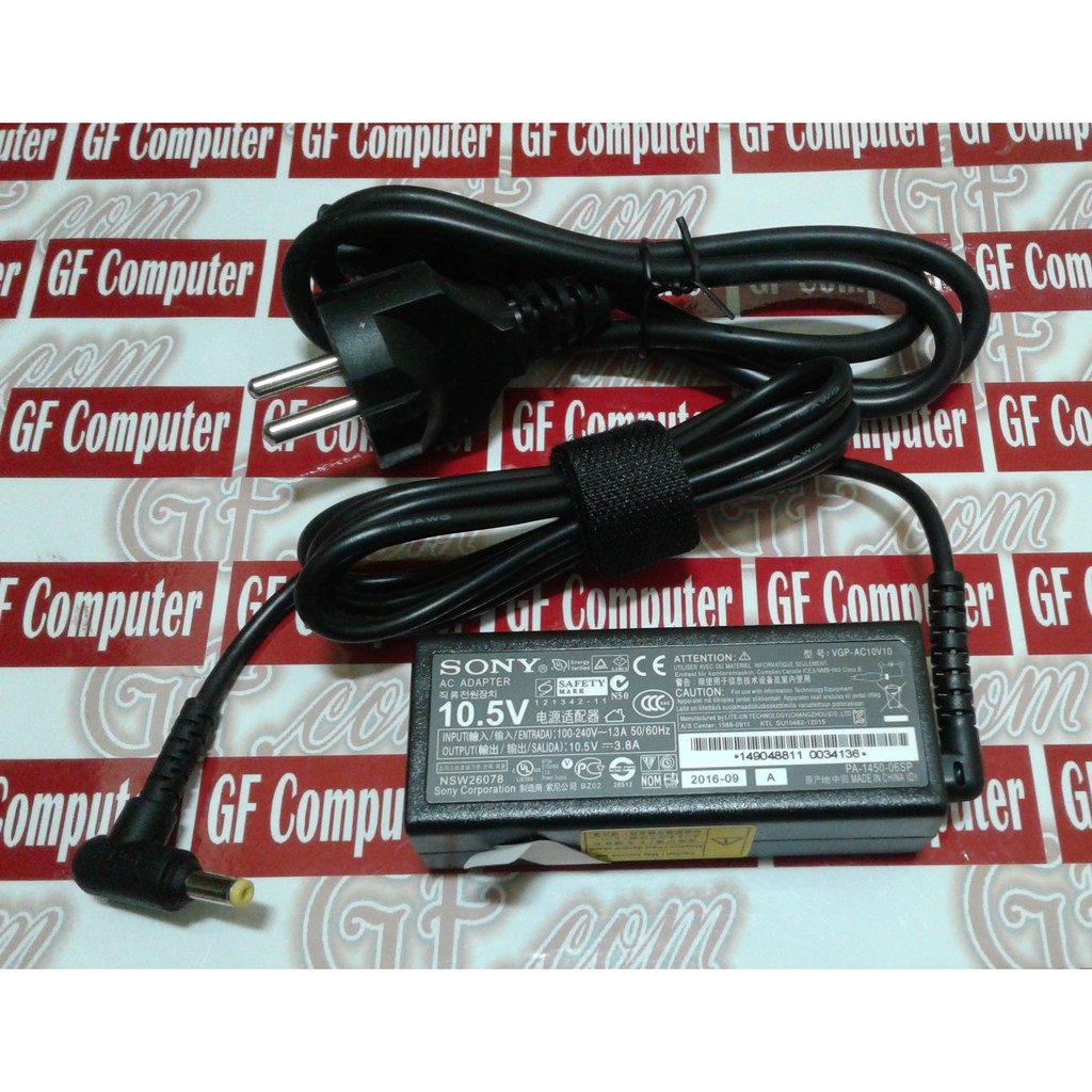 ADAPTOR/ CHARGER LAPTOP SONY 10.5V 3.8A Sony Vaio PRO 11 Series VP112A1CL, SVP112A1CW (4.8mm/1.7mm)