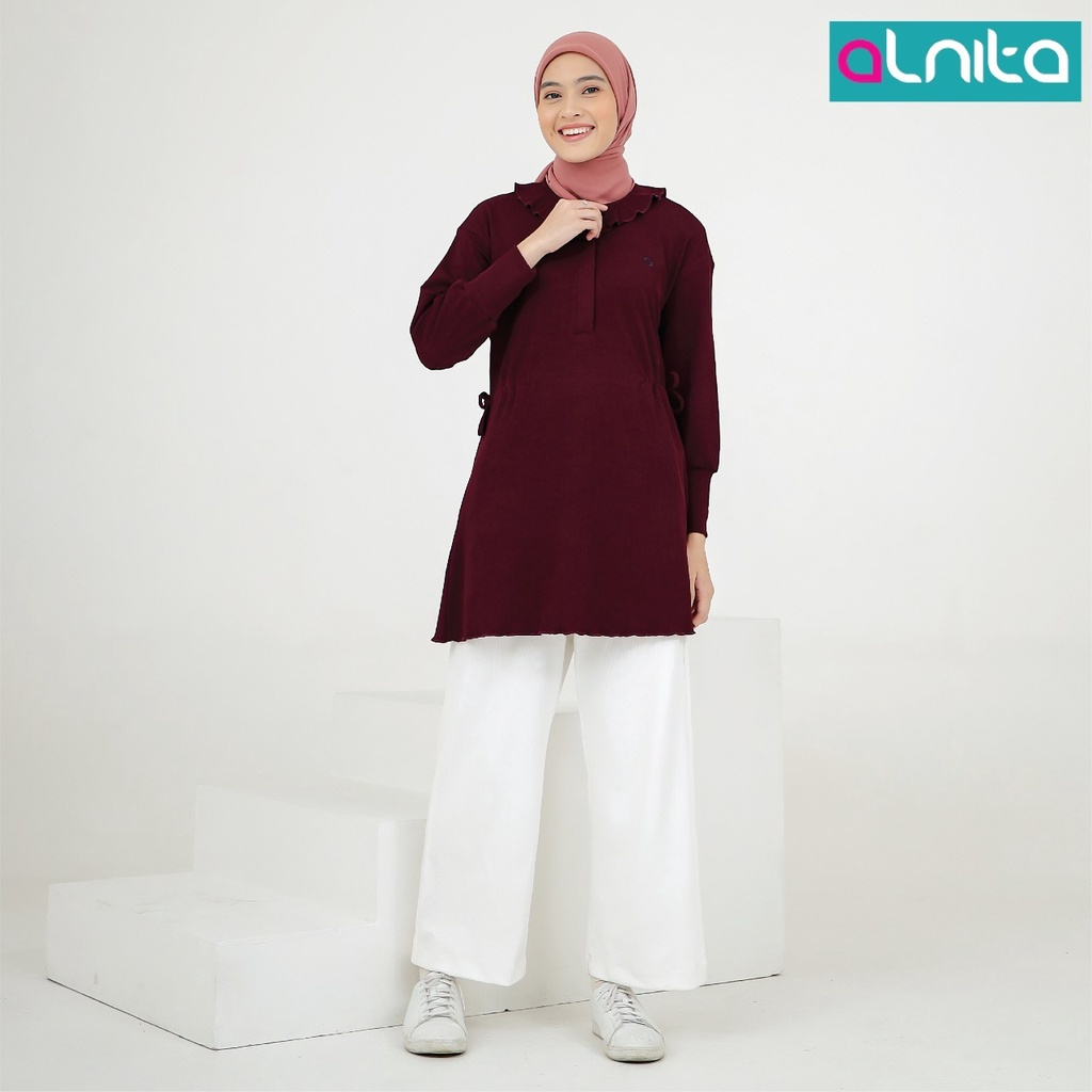 Atasan Alnita Alora Bahan Hoka Atasan Simpel Modern by Alnita bisa COD