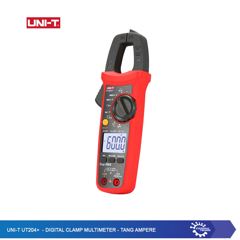 UNI-T UT204+ - Digital Clamp Multimeter - Tang Ampere