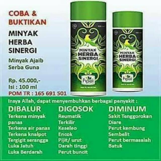 

Minyak Herba Sinergi
