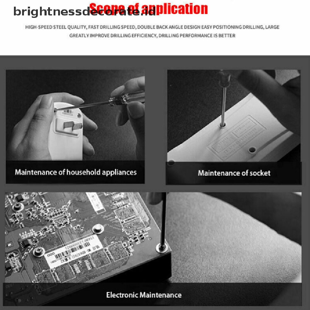 5pcs / Set Obeng Cross Presisi Kecil Untuk Alat Perbaikan Rumah