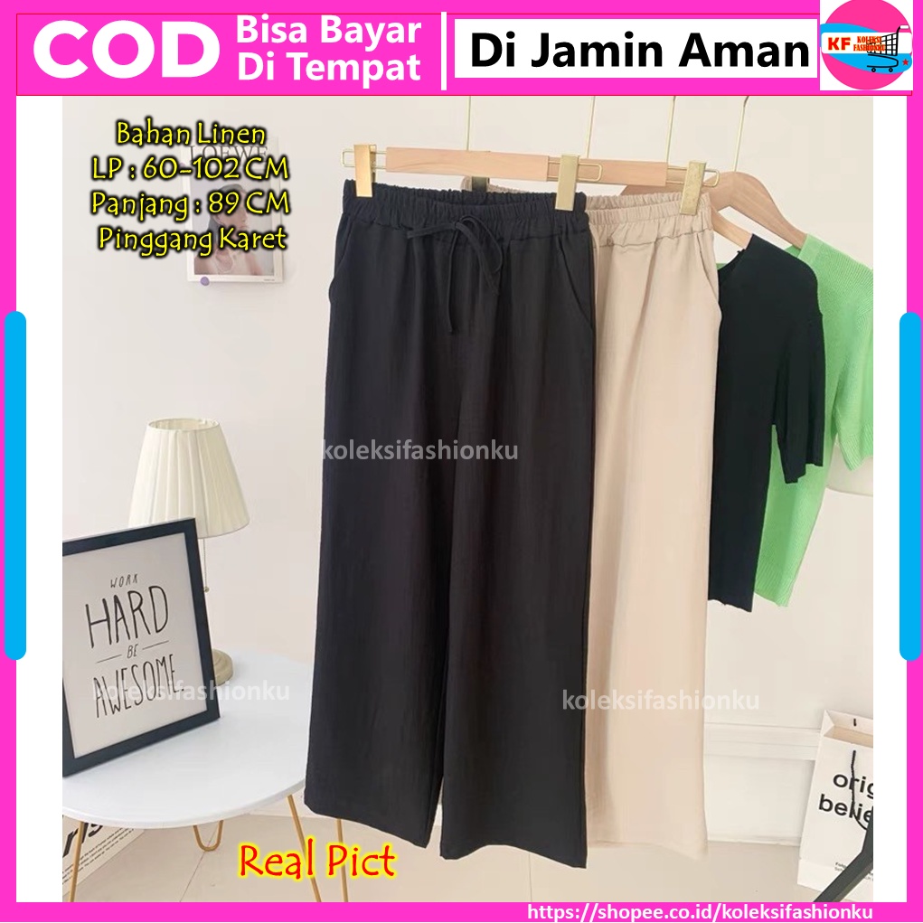 Celana Clana Jelana Kulot Jean Jeans Levis Wanita Cewek Jumbo Panjang Kekinian Terbaru Premium Murah