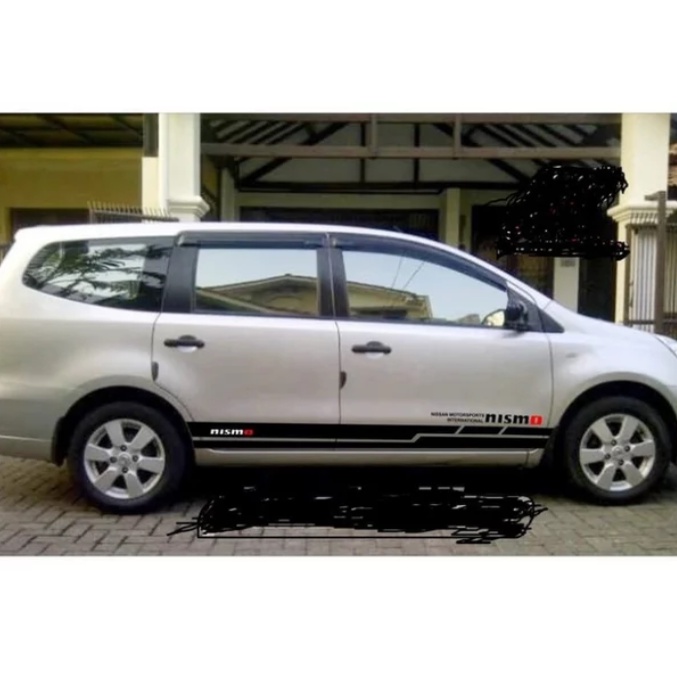 Stiker Striping List Nismo Stiker Mobil Nissan Grand Livina - Putih