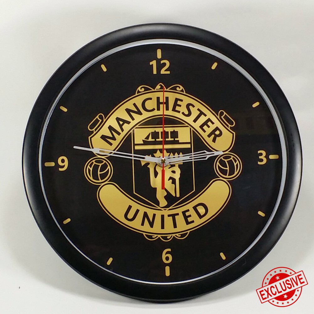 (ISTIMEWA BOSSQUE) JAM DINDING CUSTOM MU GOLD