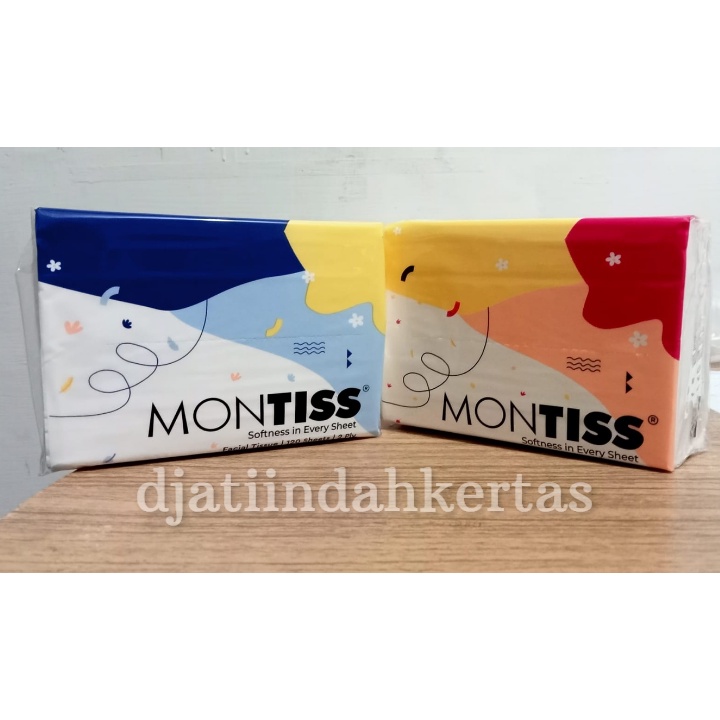 Tisue Terlaris!!! Tissue Montis facial 120 sheet 2ply