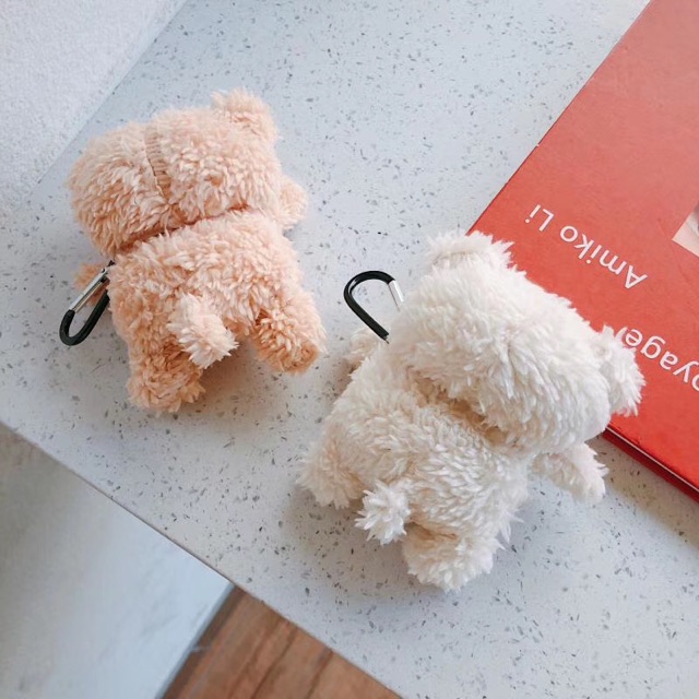 Small Teddy Bear Air Pods Case Doll Version GEN 1,2 ONLY