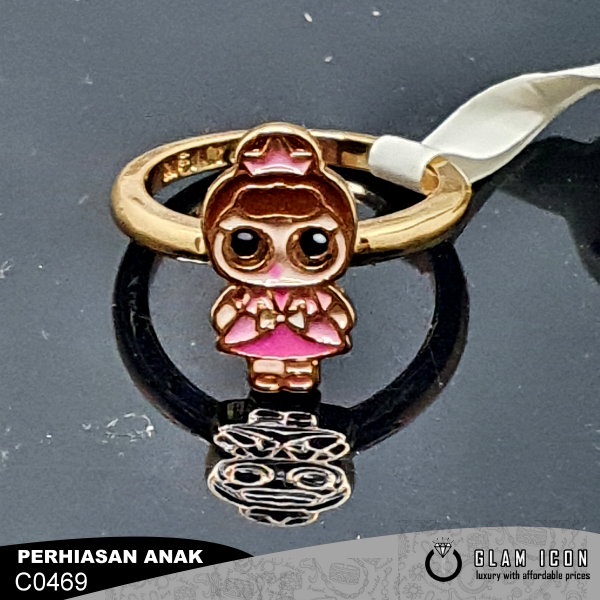 Cincin anak karakter Mini Pink Lool CAG C0469