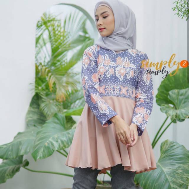 Baju Batik Blouse Menyusui by Simply2simply || Simply2simply || Busui Friendly