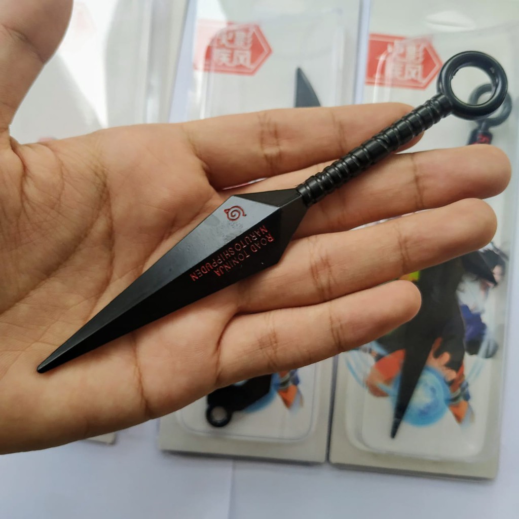 Pajangan Mainan Senjata Naruto Kunai Naruto Bahan Besi 14.5 CM