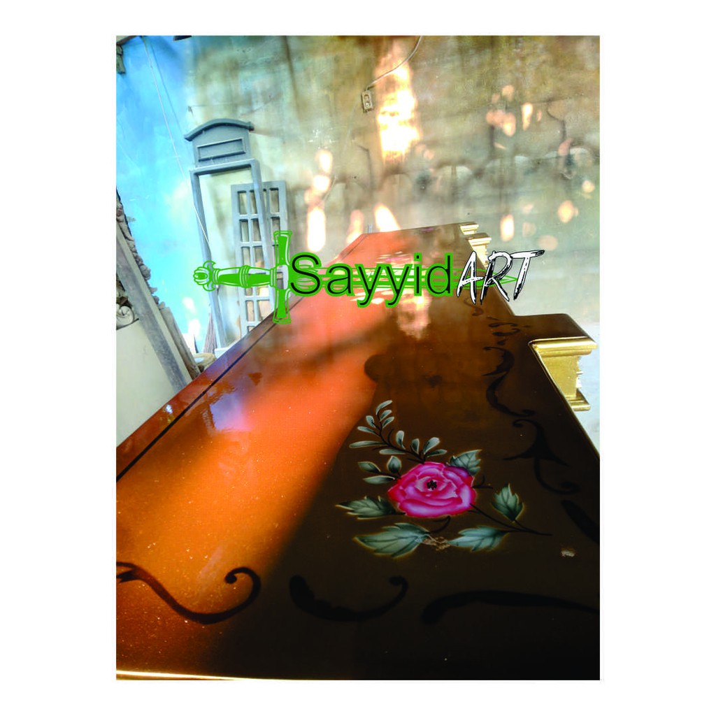 bufet penghias ruangan nusantara gold