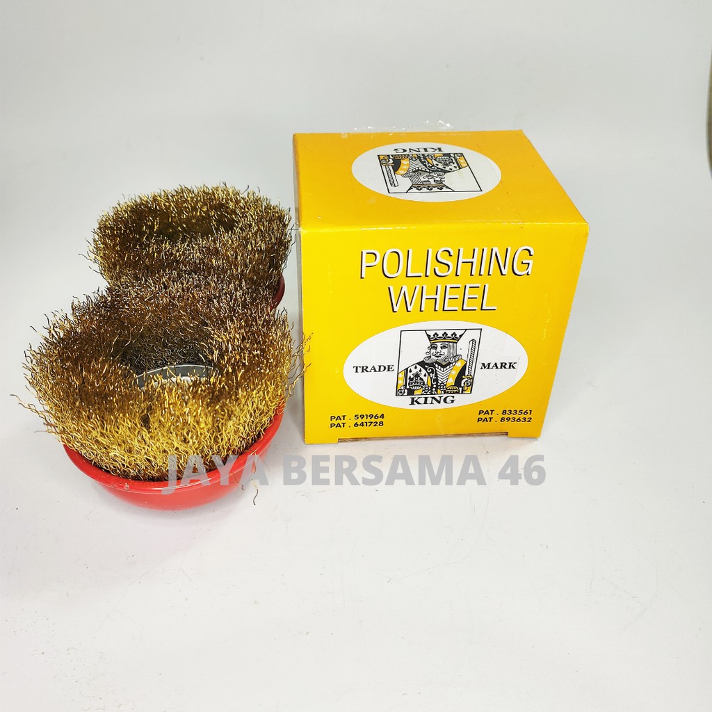 SIKAT MANGKUK KING 3&quot; / SIKAT KAWAT MANGKUK / CUP BRUSH