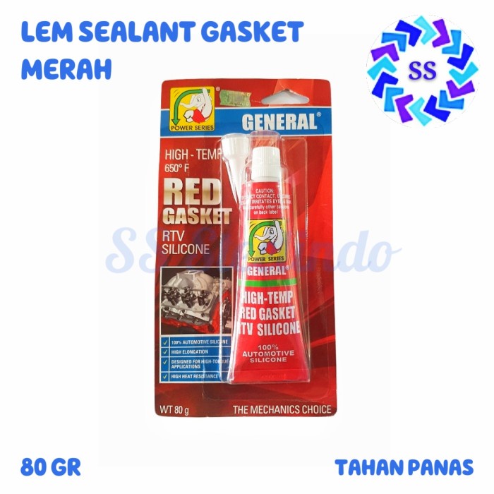 

LEM SEALANT PACKING-GASKET RED TAHAN PANAS ODOL-TUBE
