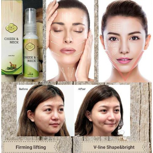 Check & Neck Serum Aws Beauty - Lotion Pelangsing / Penirus Wajah