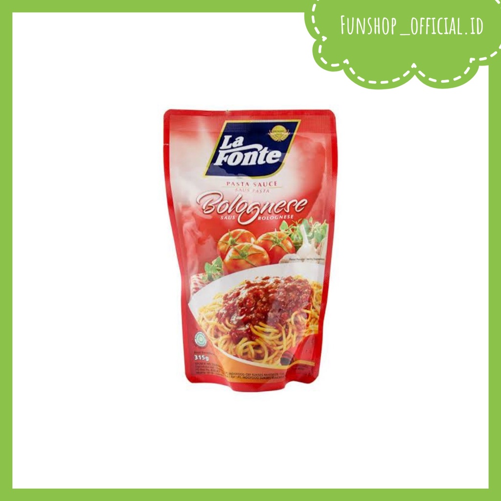 

LAFONTE SPAGETTI SAUCE BOLOGNESE 315GR