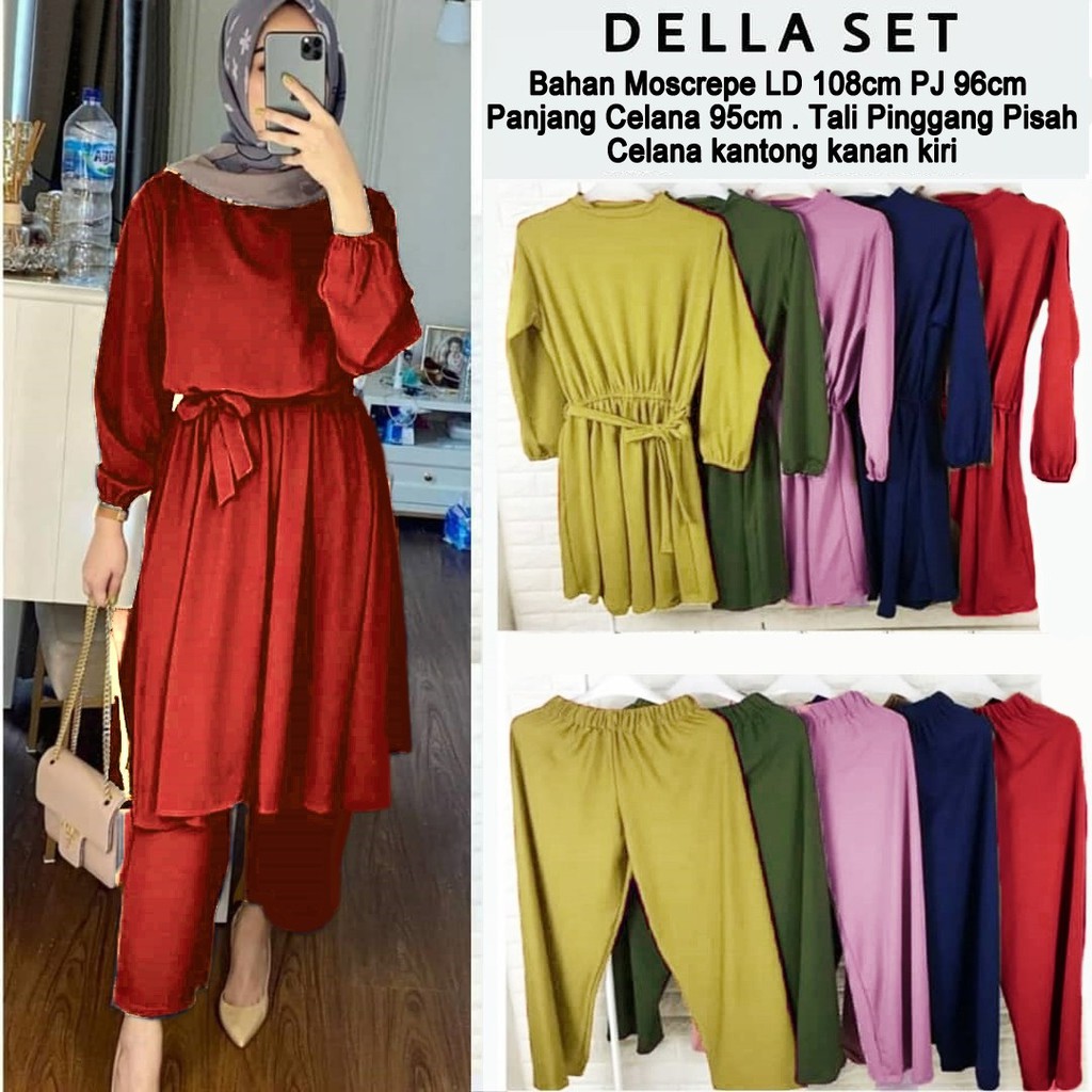 SETELAN SET TUNIK DELLA  04