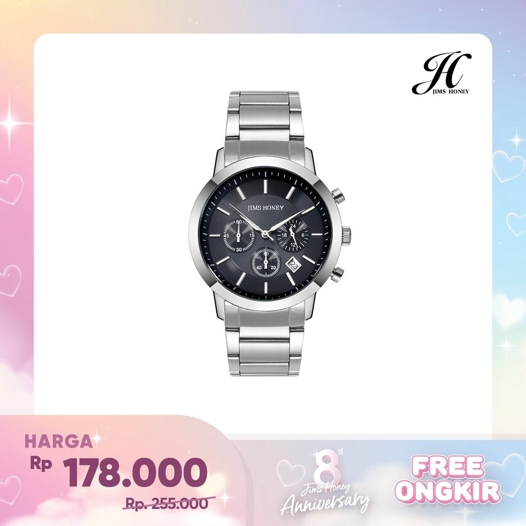 JIMS HONEY JAM KODE 8305 jam tangan pria cowok impor ori murah stylish elegan mewah