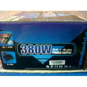 power supply simbadda 380watt garansi 1 thn resmi