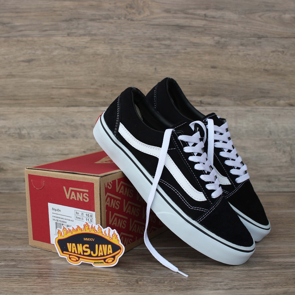 vansjava Sepatu Premium Terlaris Vans Old Skool Black White Classic | Shopee Indonesia