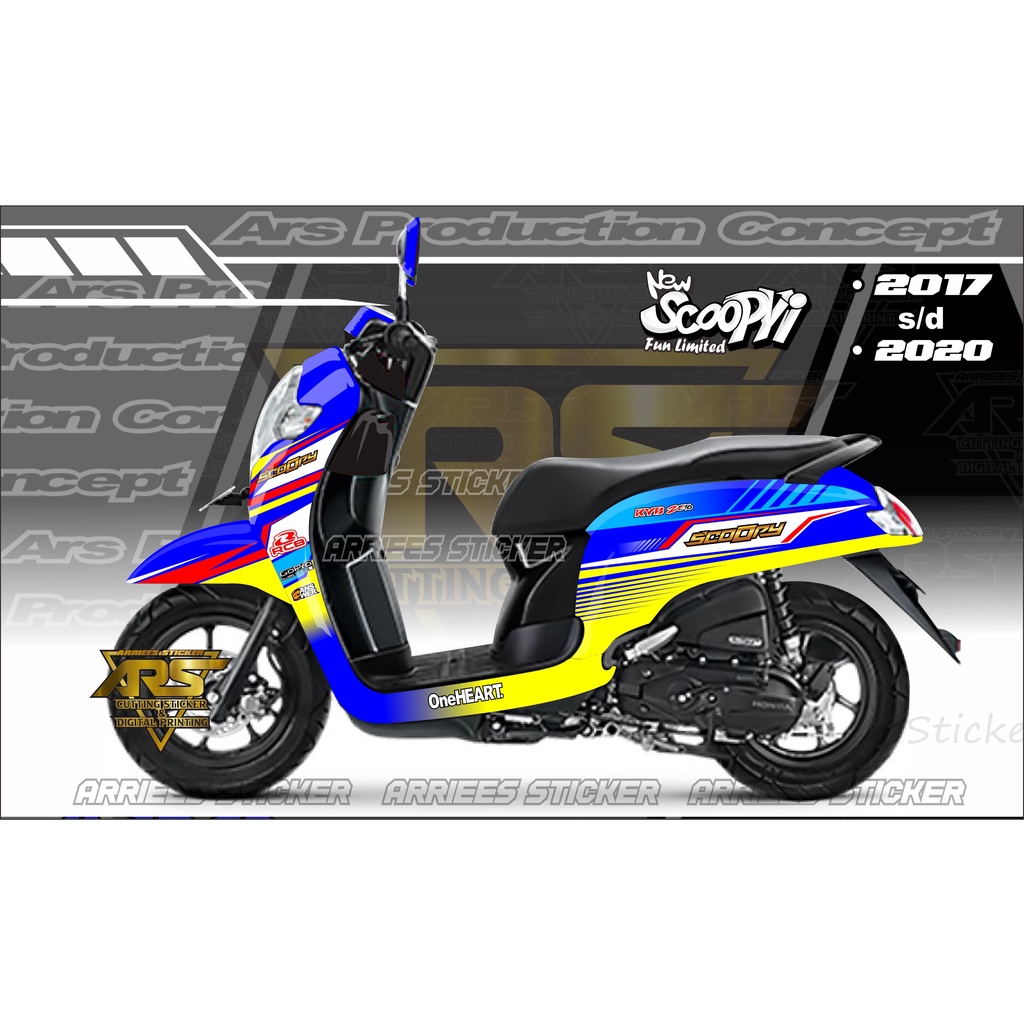 DECAL STICKER NEW SCOOPY STYLISH 2020 FULL BODY. SCOOPY 2017 . 2018 . 2019 . 2020 FULL BODY DECAL SC