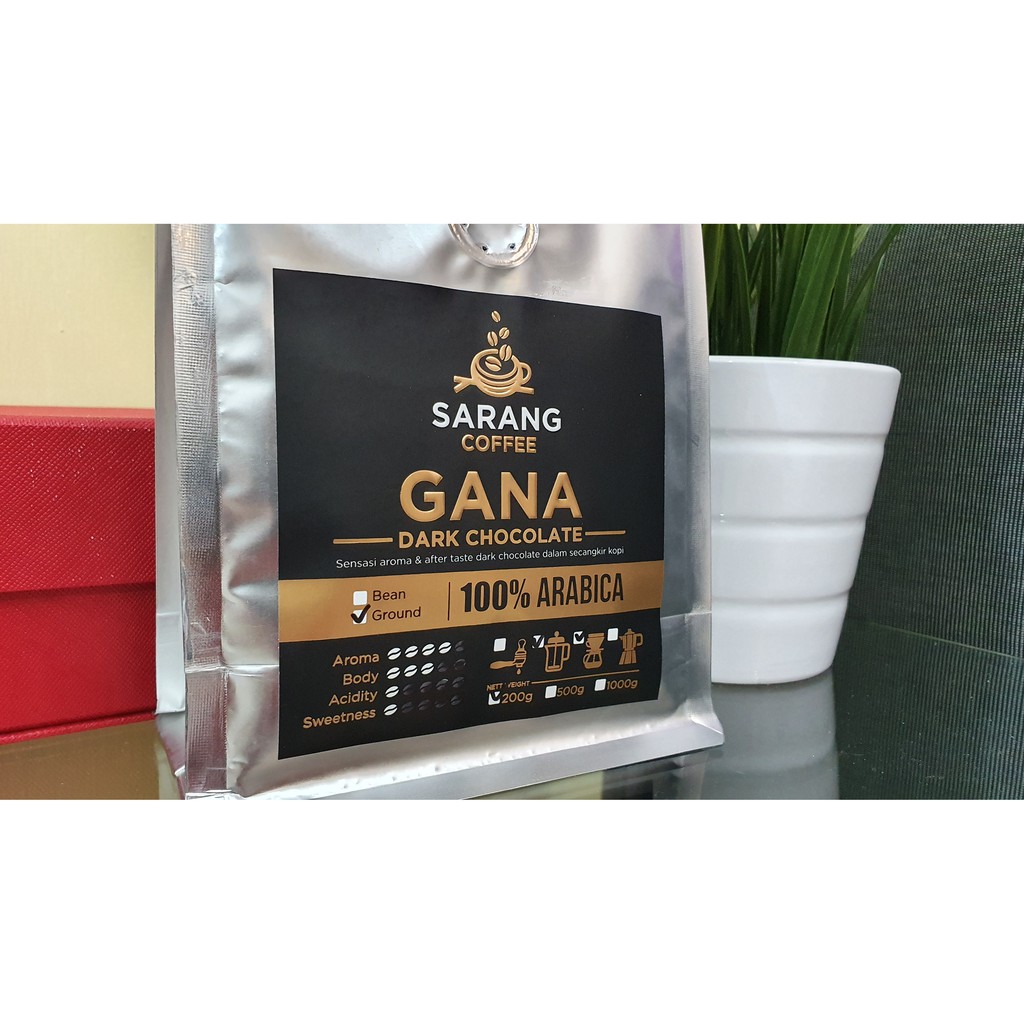 

GANA Coffee Arabica 100% - Dark Chocolate by Sarang Coffee