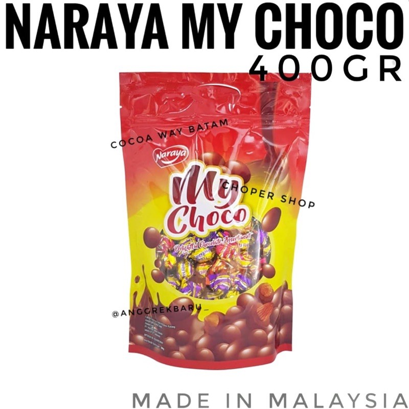 

Naraya My Choco Cokelat Kacang 400gram