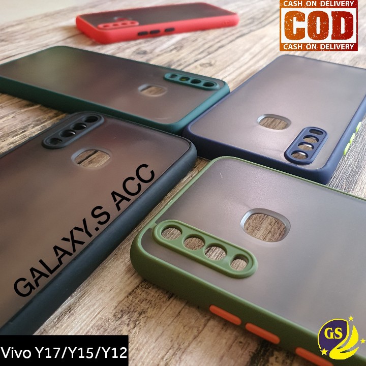 Vivo Y12S Y20i Y20 Y50 Y30 Y30i V19 V17 V15 S1 Z1 Pro Y19 Y17 Y15 Y12 Y12i Y11 Case Dove Matte Fuze Colored