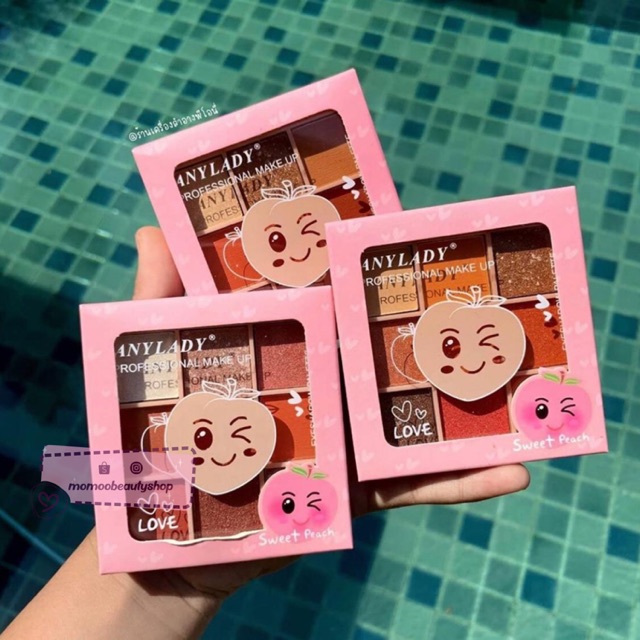 ANYLADY Mini Eyeshadow Sweet Peach