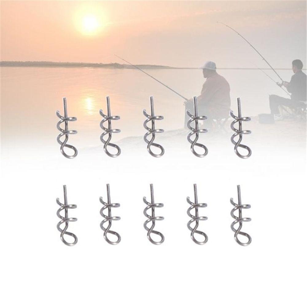 NICKOLAS1 Kail Pancing 50Pcs Untuk Soft Lure Crank Lock Pins Fixed Centering