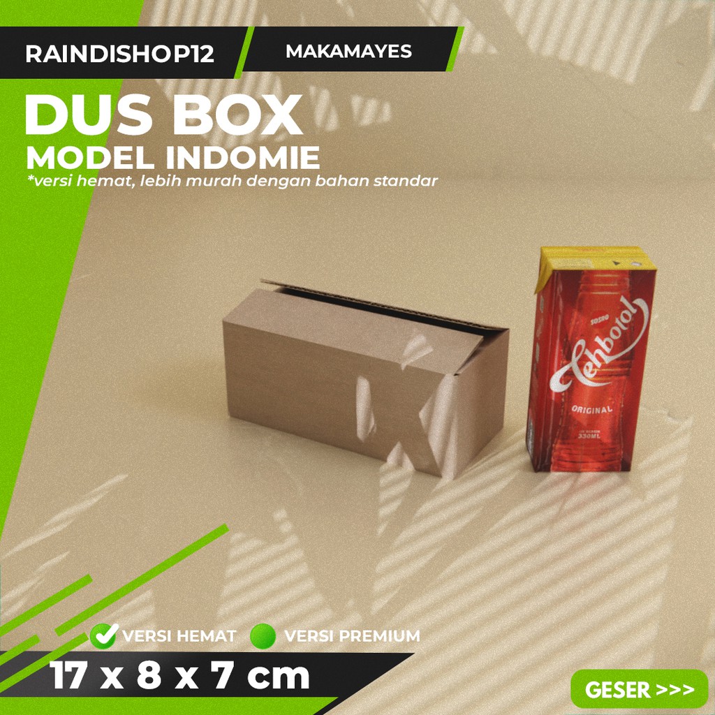 

BOX 17 X 8 X 7 CM KARDUS KOTAK KEMASAN PACKAGING KADO POLOS