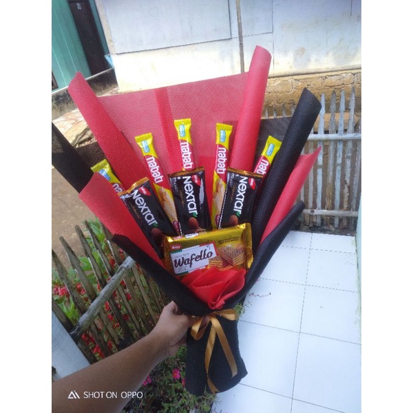 

Buket snack/kado ultah/buket wisuda/murahmeriah/buket wisuda