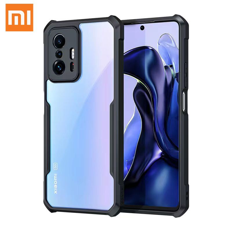 Case Xiaomi 11T / 11T PRO Beatle Series Armour Bumper Transparan Clear Bening With Camera Protection