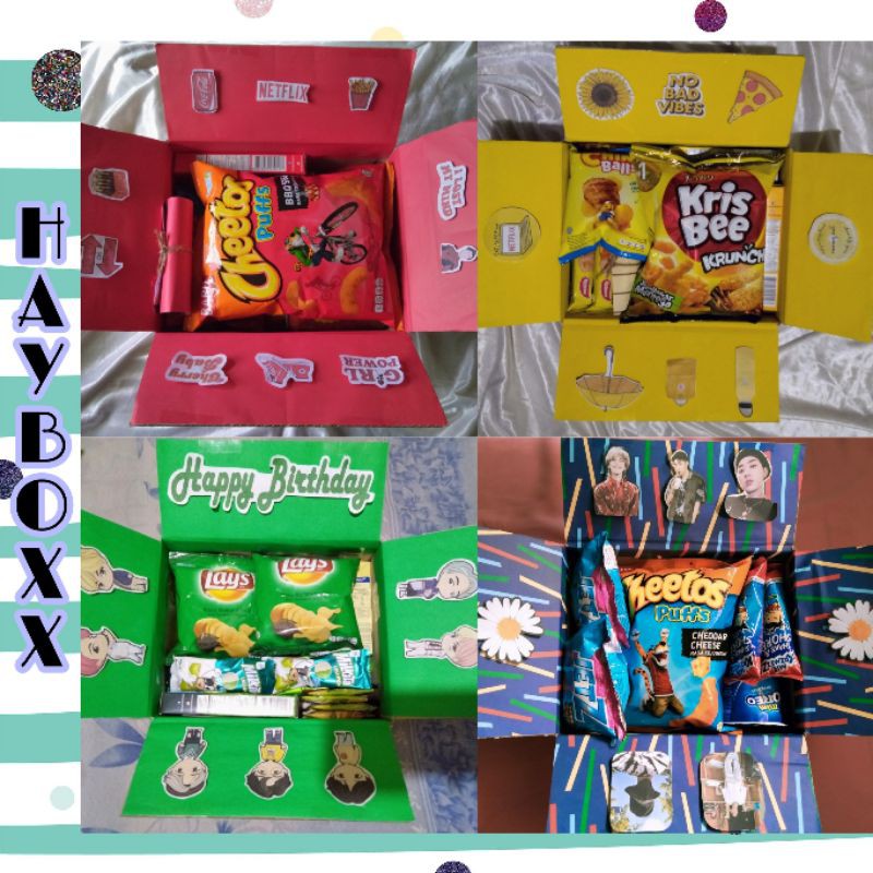  SNACK  BOX  UWU KADO ULTAH WISUDA HAMPERS Shopee Indonesia